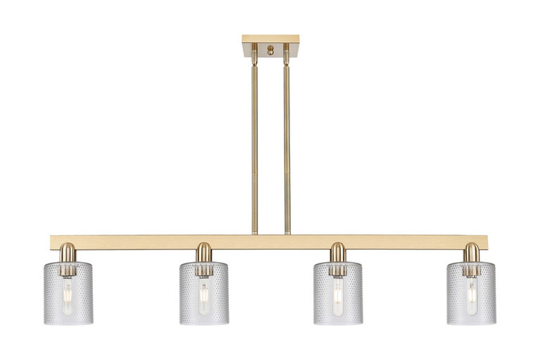 Innovations - 716-4I-CB-G112 - Four Light Island Pendant - Arcadia - Champagne Bronze