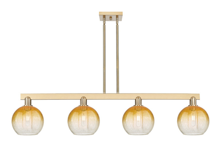 Innovations - 716-4I-CB-G483-8AM - Four Light Island Pendant - Arcadia - Champagne Bronze