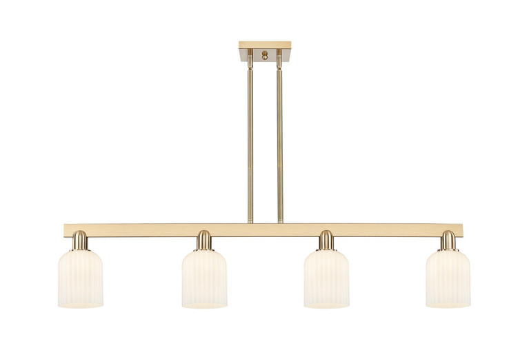 Innovations - 716-4I-CB-G559-5GWH - Four Light Island Pendant - Arcadia - Champagne Bronze
