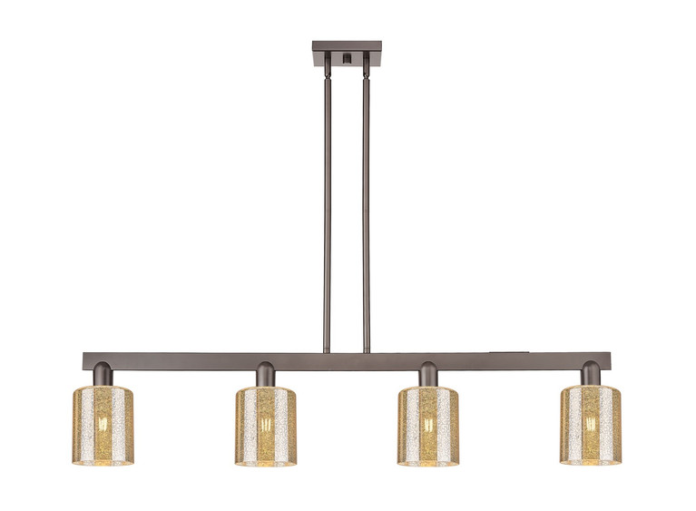 Innovations - 716-4I-OB-G116 - Four Light Island Pendant - Arcadia - Oil Rubbed Bronze