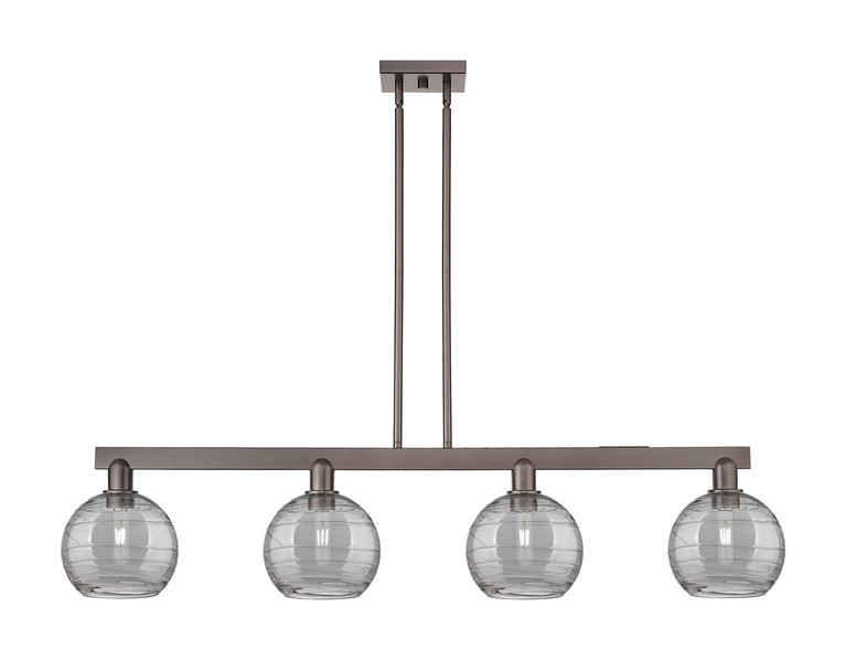 Innovations - 716-4I-OB-G1213-8SM - Four Light Island Pendant - Arcadia - Oil Rubbed Bronze