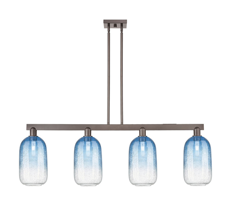 Innovations - 716-4I-OB-G482-7SB - Four Light Island Pendant - Arcadia - Oil Rubbed Bronze
