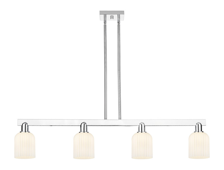 Innovations - 716-4I-PC-G559-5GWH - Four Light Island Pendant - Arcadia - Polished Chrome