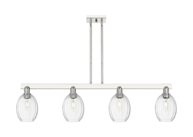 Innovations - 716-4I-PN-G459-6CL - Four Light Island Pendant - Arcadia - Polished Nickel
