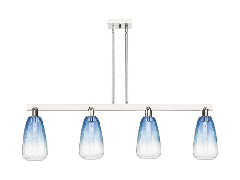 Innovations - 716-4I-PN-G480-6SB - Four Light Island Pendant - Arcadia - Polished Nickel