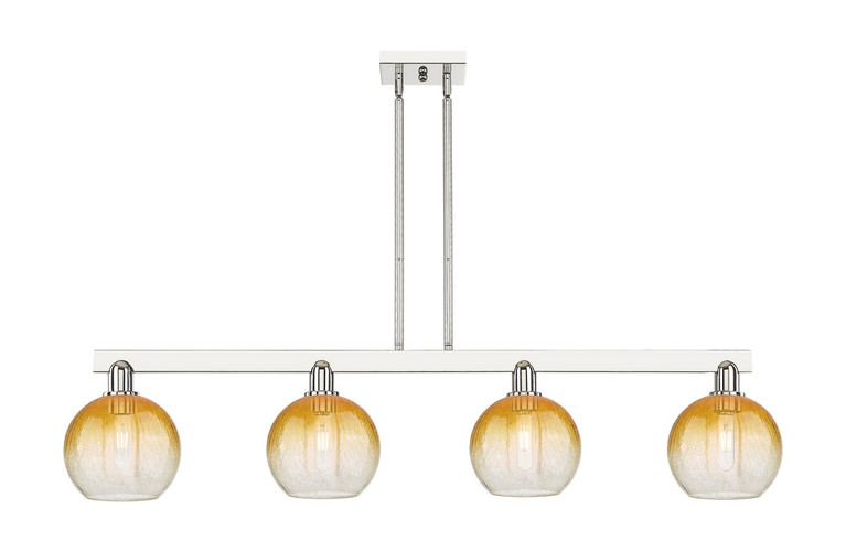 Innovations - 716-4I-PN-G483-8AM - Four Light Island Pendant - Arcadia - Polished Nickel