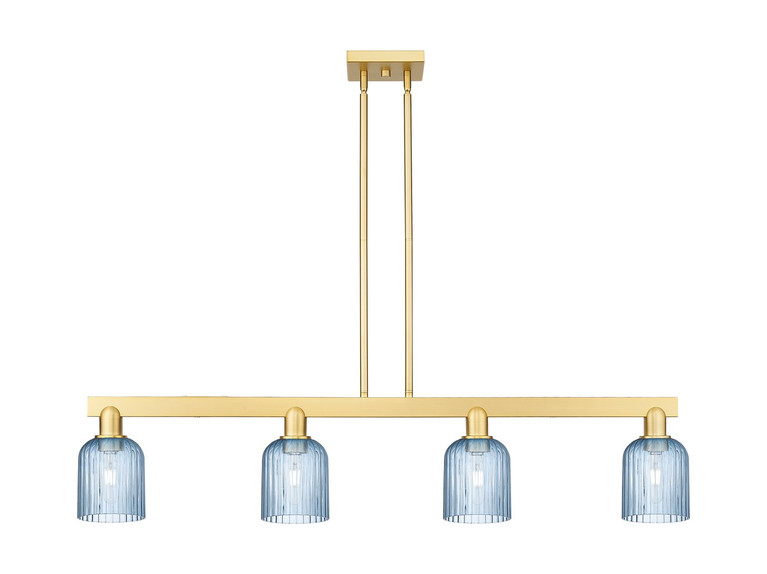 Innovations - 716-4I-SG-G559-5BL - Four Light Island Pendant - Arcadia - Satin Gold