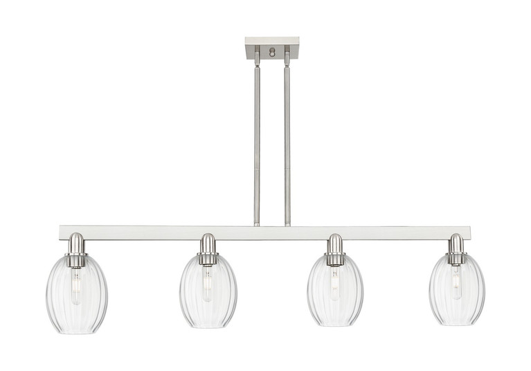 Innovations - 716-4I-SN-G459-6CL - Four Light Island Pendant - Arcadia - Brushed Satin Nickel