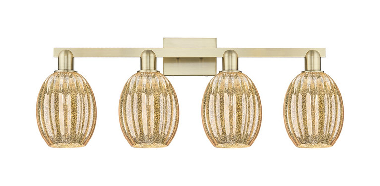 Innovations - 716-4W-AB-G459-6ME - Four Light Bath Vanity - Arcadia - Antique Brass