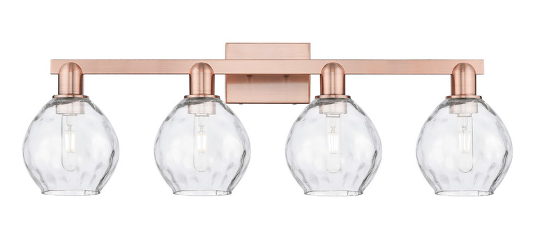 Innovations - 716-4W-AC-G362 - Four Light Bath Vanity - Arcadia - Antique Copper