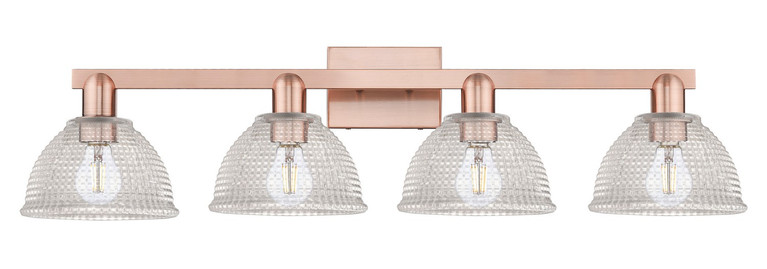 Innovations - 716-4W-AC-G422 - Four Light Bath Vanity - Arcadia - Antique Copper