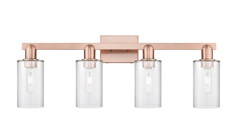 Innovations - 716-4W-AC-G802 - Four Light Bath Vanity - Arcadia - Antique Copper