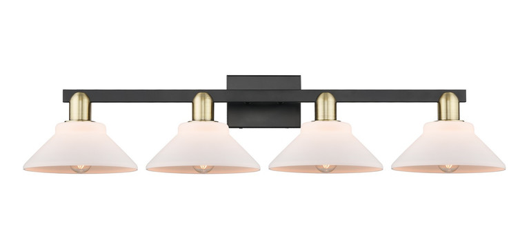 Innovations - 716-4W-BAB-G131 - Four Light Bath Vanity - Arcadia - Black Antique Brass