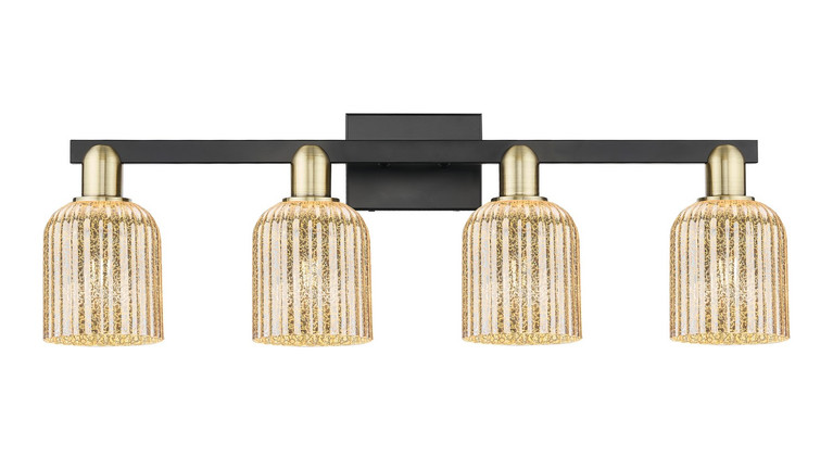Innovations - 716-4W-BAB-G559-5ME - Four Light Bath Vanity - Arcadia - Black Antique Brass