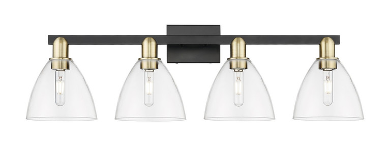 Innovations - 716-4W-BAB-GBD-752 - Four Light Bath Vanity - Arcadia - Black Antique Brass