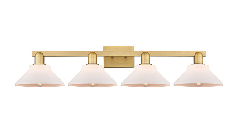 Innovations - 716-4W-BB-G131 - Four Light Bath Vanity - Arcadia - Brushed Brass