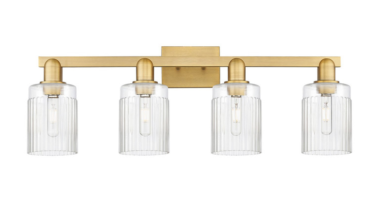 Innovations - 716-4W-BB-G342 - Four Light Bath Vanity - Arcadia - Brushed Brass