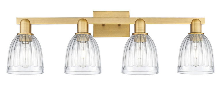Innovations - 716-4W-BB-G442 - Four Light Bath Vanity - Arcadia - Brushed Brass