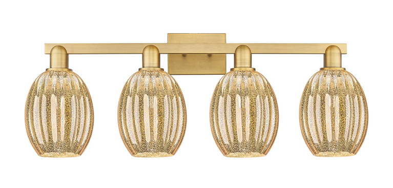 Innovations - 716-4W-BB-G459-6ME - Four Light Bath Vanity - Arcadia - Brushed Brass