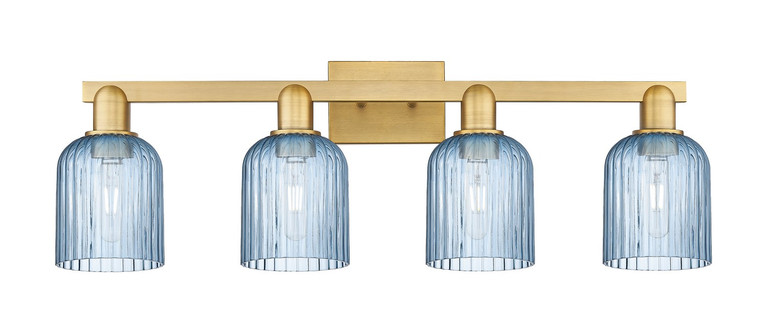 Innovations - 716-4W-BB-G559-5BL - Four Light Bath Vanity - Arcadia - Brushed Brass