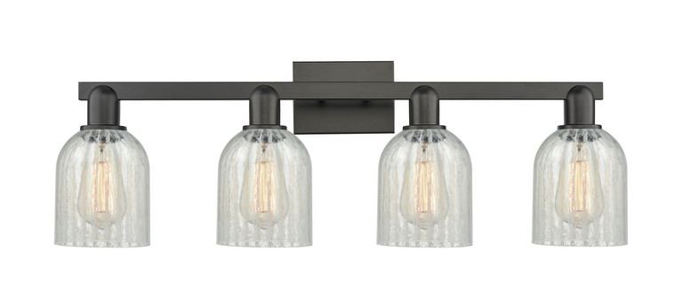 Innovations - 716-4W-BK-G2511 - Four Light Bath Vanity - Arcadia - Matte Black