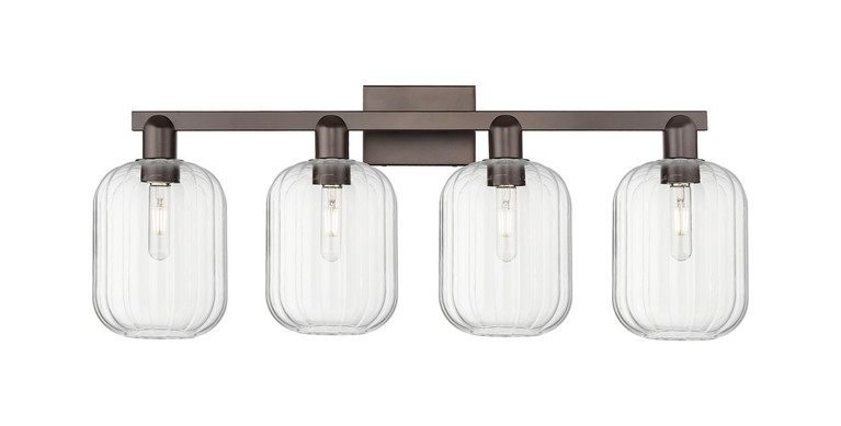 Innovations - 716-4W-OB-G460-7CL - Four Light Bath Vanity - Arcadia - Oil Rubbed Bronze