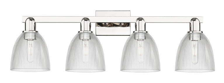 Innovations - 716-4W-PN-G382 - Four Light Bath Vanity - Arcadia - Polished Nickel