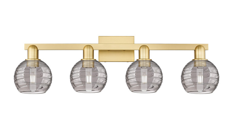 Innovations - 716-4W-SG-G1213-6SM - Four Light Bath Vanity - Arcadia - Satin Gold