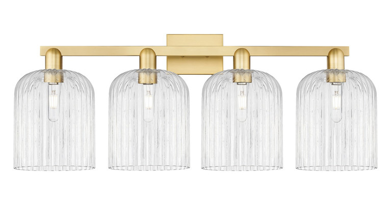Innovations - 716-4W-SG-G559-8CL - Four Light Bath Vanity - Arcadia - Satin Gold