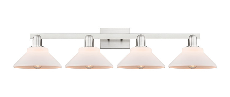 Innovations - 716-4W-SN-G131 - Four Light Bath Vanity - Arcadia - Brushed Satin Nickel
