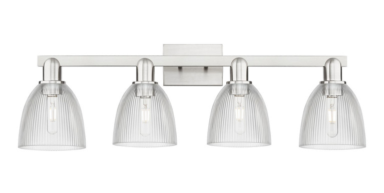 Innovations - 716-4W-SN-G382 - Four Light Bath Vanity - Arcadia - Brushed Satin Nickel
