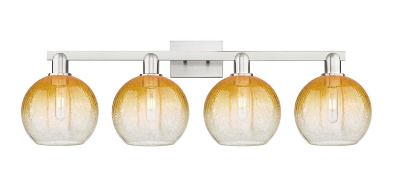 Innovations - 716-4W-SN-G483-8AM - Four Light Bath Vanity - Arcadia - Brushed Satin Nickel