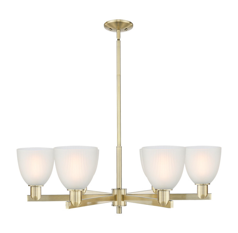 Innovations - 716-6CR-AB-G381 - Six Light Chandelier - Arcadia - Antique Brass