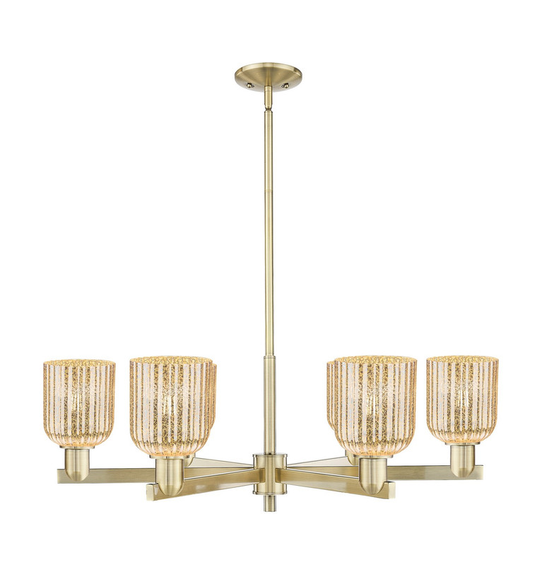 Innovations - 716-6CR-AB-G559-5ME - Six Light Chandelier - Arcadia - Antique Brass