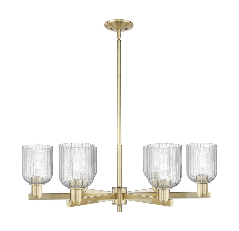 Innovations - 716-6CR-AB-G559-5SDY - Six Light Chandelier - Arcadia - Antique Brass