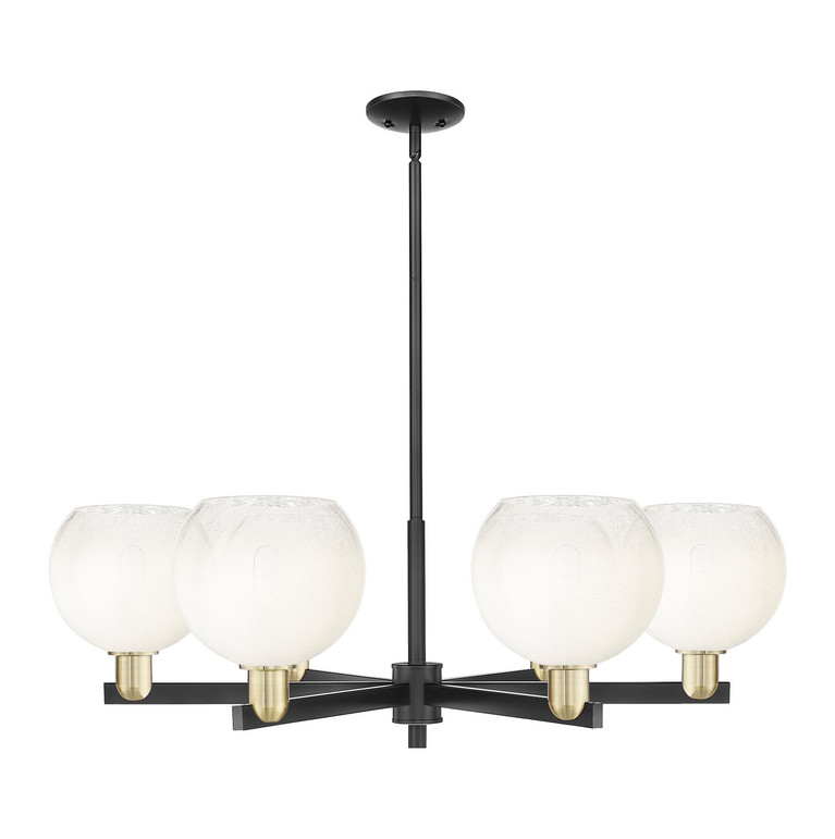Innovations - 716-6CR-BAB-G483-8OP - Six Light Chandelier - Arcadia - Black Antique Brass