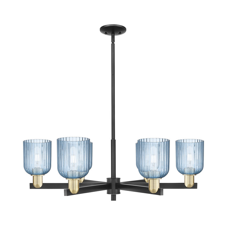 Innovations - 716-6CR-BAB-G559-5BL - Six Light Chandelier - Arcadia - Black Antique Brass