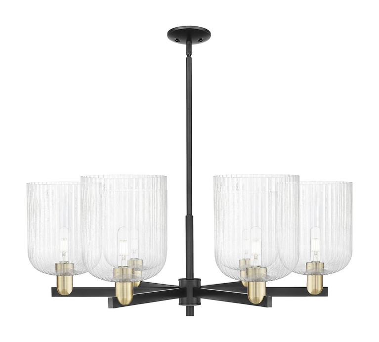 Innovations - 716-6CR-BAB-G559-8SDY - Six Light Chandelier - Arcadia - Black Antique Brass