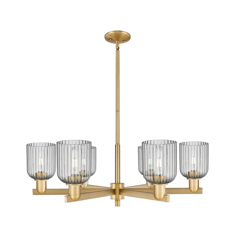 Innovations - 716-6CR-BB-G559-5SM - Six Light Chandelier - Arcadia - Brushed Brass