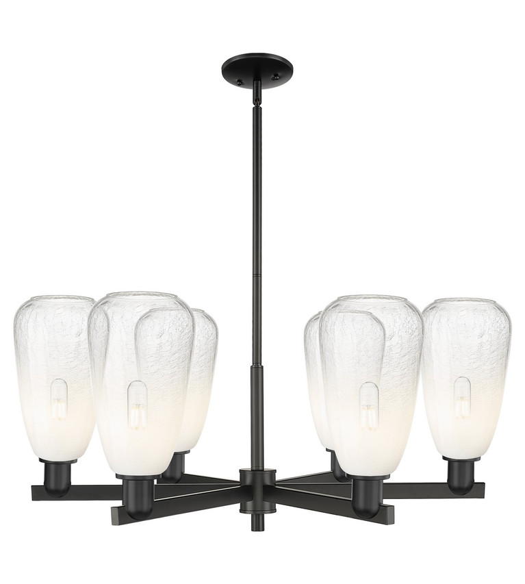 Innovations - 716-6CR-BK-G480-6OP - Six Light Chandelier - Arcadia - Matte Black