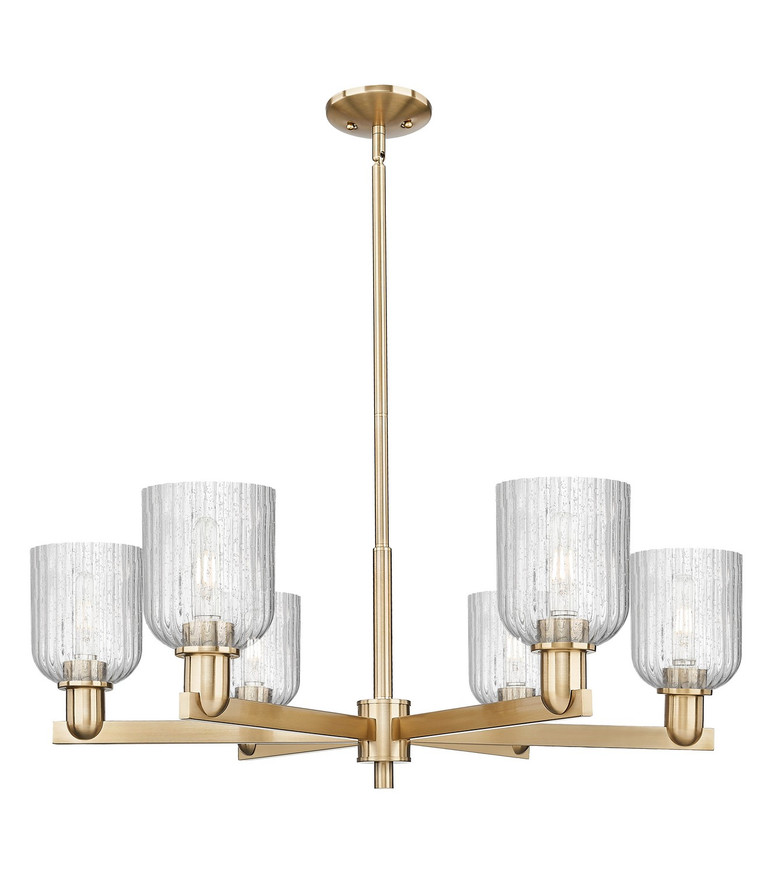 Innovations - 716-6CR-CB-G559-5SDY - Six Light Chandelier - Arcadia - Champagne Bronze