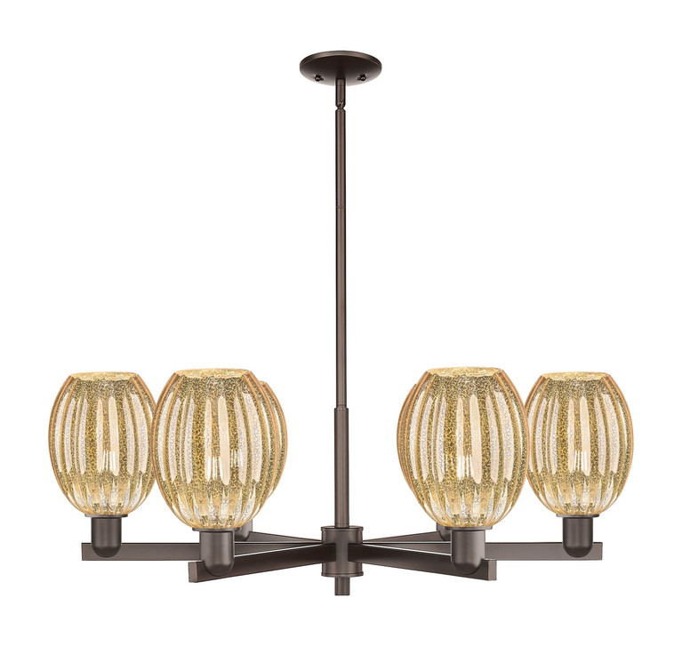 Innovations - 716-6CR-OB-G459-6ME - Six Light Chandelier - Arcadia - Oil Rubbed Bronze