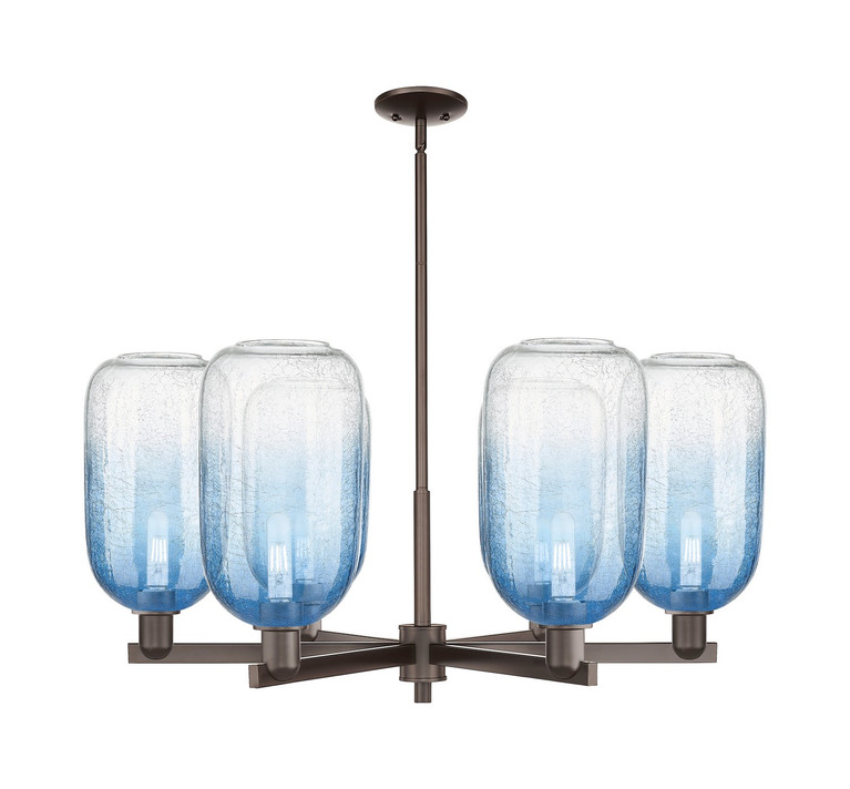 Innovations - 716-6CR-OB-G482-7SB - Six Light Chandelier - Arcadia - Oil Rubbed Bronze