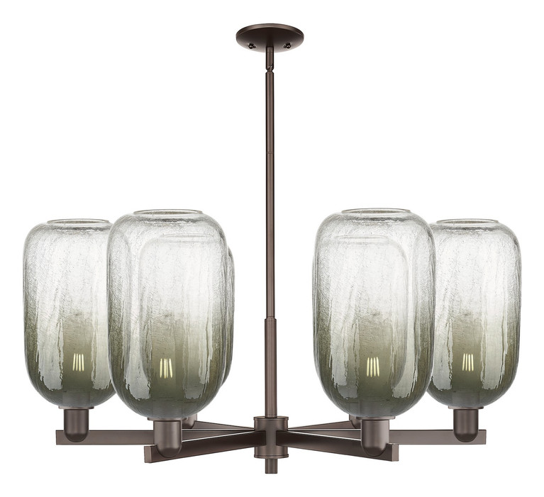 Innovations - 716-6CR-OB-G482-7SL - Six Light Chandelier - Arcadia - Oil Rubbed Bronze