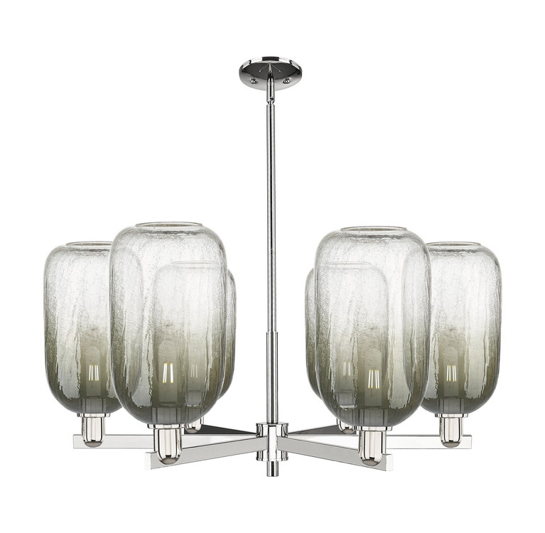 Innovations - 716-6CR-PN-G482-7SL - Six Light Chandelier - Arcadia - Polished Nickel