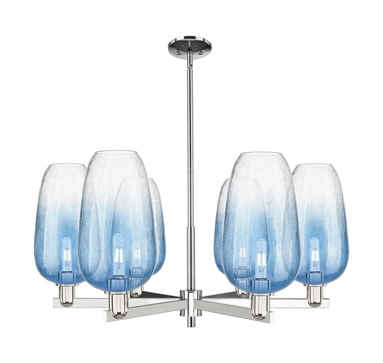 Innovations - 716-6CR-PN-G484-7SB - Six Light Chandelier - Arcadia - Polished Nickel
