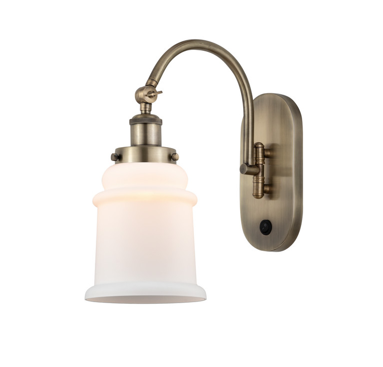 manufacturer_finish:Antique Brass|manufacturer_glass:Cased Matte White Large Canton|light_output:220.00lm|color_temperature:2200K|cri:99