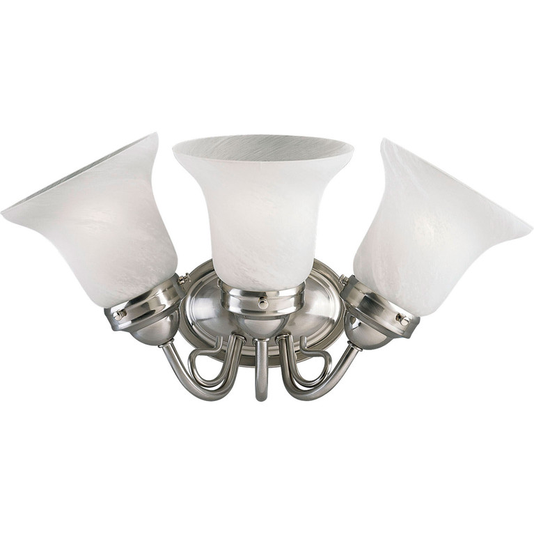 Progress Lighting - P3369-09 - Three Light Bath Bracket - Bedford - Brushed Nickel