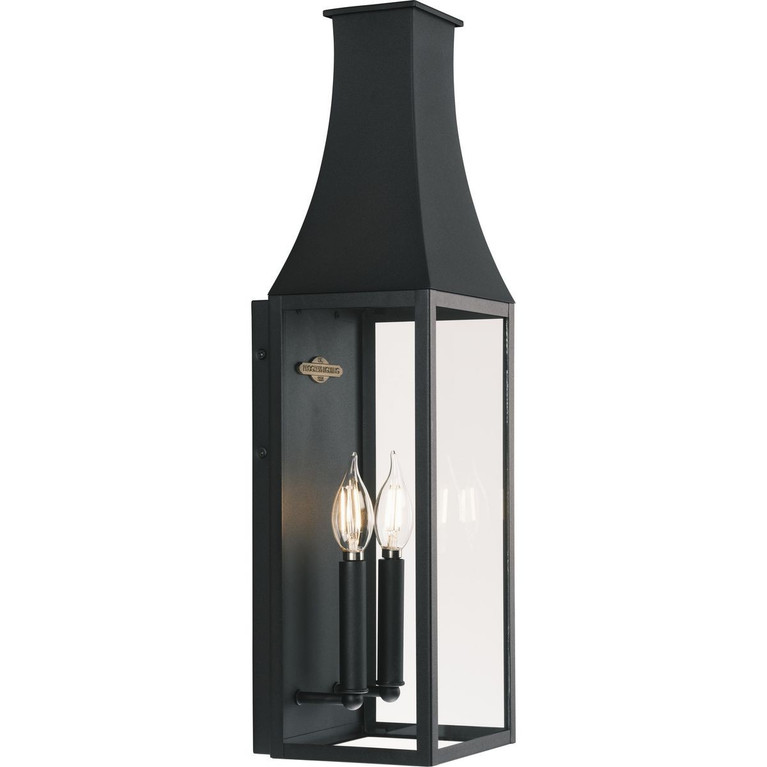 Progress Lighting - P560377-031 - Two Light Outdoor Wall Lantern - Radcliffe - Black