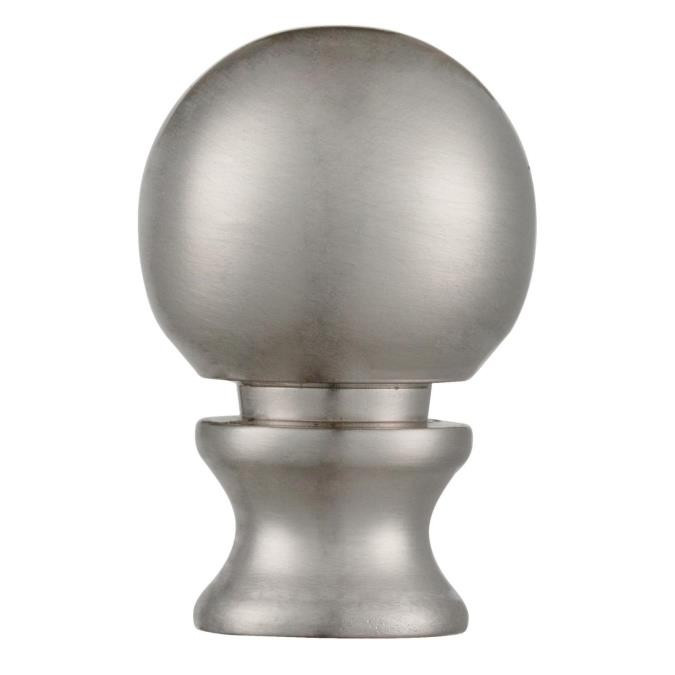 Westinghouse Lighting - 7000600 - Classic Ball Lamp Finial - Lamp Finial - Brushed Nickel